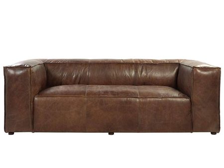 Acme Furniture Brancaster Sofa in Retro Brown 53545 Fashion