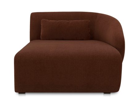 Amelia - Right Arm Facing Chaise - Chestnut Online