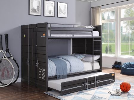 Cargo Gunmetal Bunk Bed (Full Full) Online now