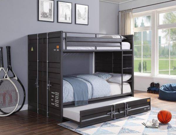 Cargo Gunmetal Bunk Bed (Full Full) Online now