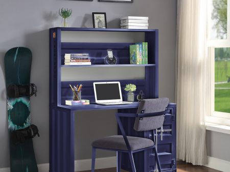 Cargo Blue Desk & Hutch For Discount