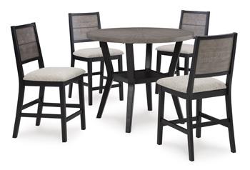 Corloda Counter Height Dining Table and 4 Barstools (Set of 5) Discount