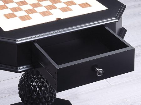 Bishop II Black Game Table For Discount