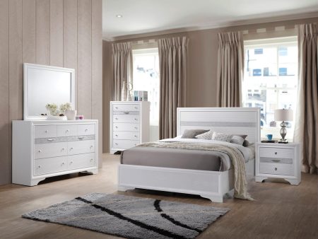 Naima White Twin Bed Cheap