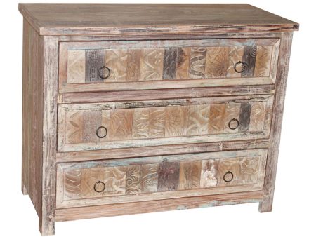 3 Drawer Print Block Dresser - Multicolor Hot on Sale