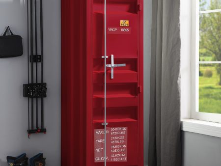 Cargo Red Wardrobe (Single Door) Online now