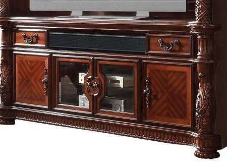 Acme Vendome TV Console in Cherry 91318 Online Sale