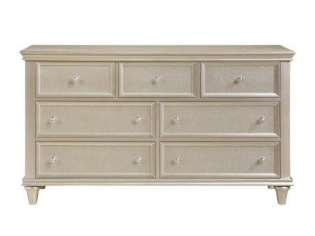 Celandine 7 Drawer Dresser in Silver 1928-5 Discount