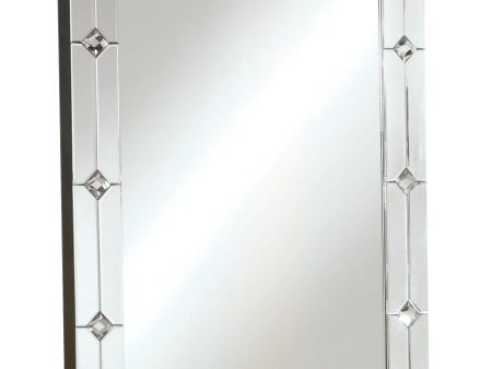 Hessa Mirrored & Faux Rhinestones Wall Decor Supply