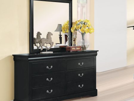 Louis Philippe III Black Dresser Hot on Sale