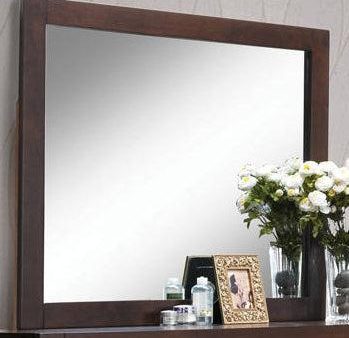 Acme Oberreit Mirror in Walnut 25794 Sale