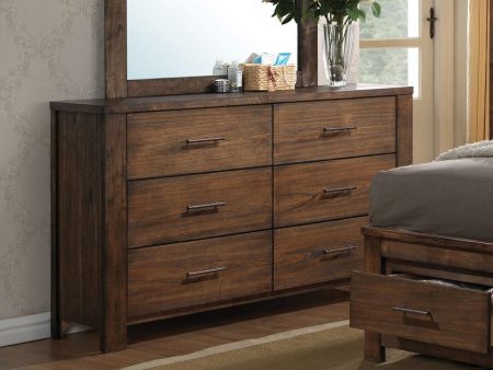 Acme Merrilee Drawer Dresser in Oak 21685 Fashion