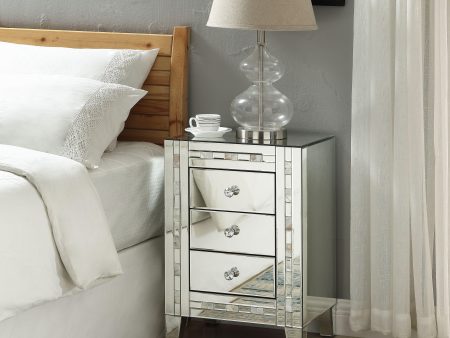 Nasa Mirrored & Mother Pearl Accent Table on Sale