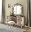 Gorsedd Antique White Vanity Desk & Mirror Sale