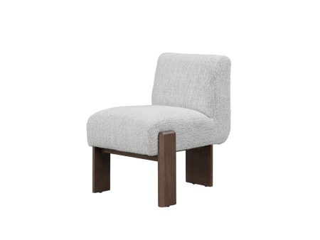 Chelsea - Upholstered Wood Dining Chair - Pixel Ivory Supply