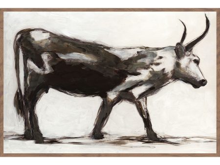 Horn - Painting 48  x 72  By Buddy Whitlock - Walnut Sale