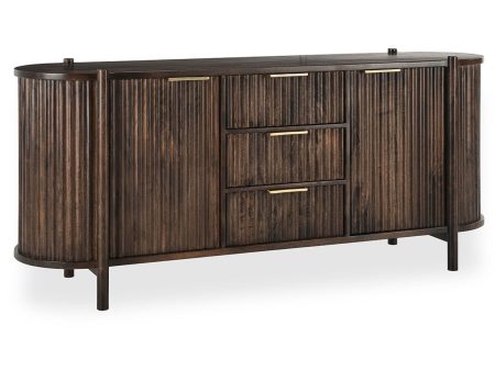 Redford - 2 Door 3 Drawer Buffet - Brown For Discount