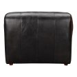 Ramsay - Leather Chaise - Black Hot on Sale