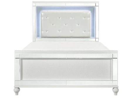 Alonza Queen LED Panel Bed 1845LED-1 Hot on Sale