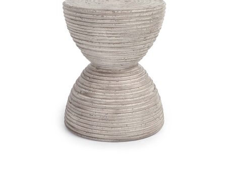 Corey - Outdoor Accent Table - Light Gray Fashion