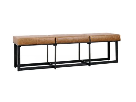 Calvin - Narrow Bench - Chestnut Fashion