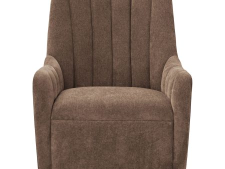 Bowie - Swivel Chair - Cool Brown Online Hot Sale