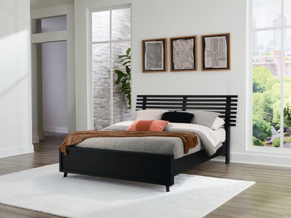 Danziar - Slat Panel Bed Discount