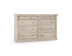 Adelaide - 9 Drawer Dresser - Natural White Hot on Sale