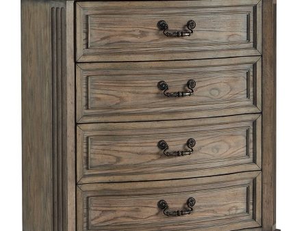 Ardenfield - Light Brown - Five Drawer Chest For Cheap