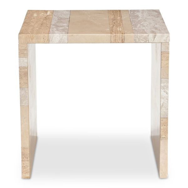 Rosa - Accent Table - Multicolor Marble Fashion