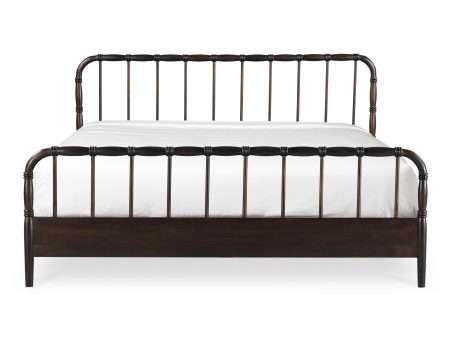 Vivian - King Bed - Dark Brown Supply