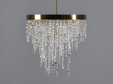 Juniper - Chandelier - Clear Brass Online now