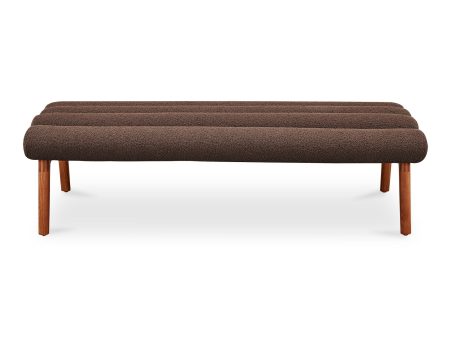 Arlo - Bench Performance Fabric - Dark Brown Hot on Sale