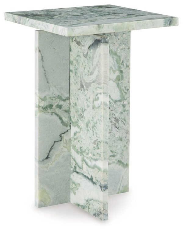 Deaconwell - White   Green - Accent Table Cheap