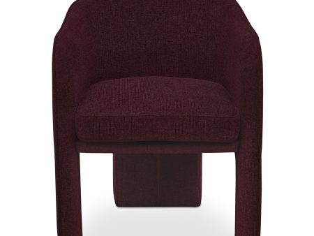 Clara - Dining Chair Performance Fabric - Plum Supply