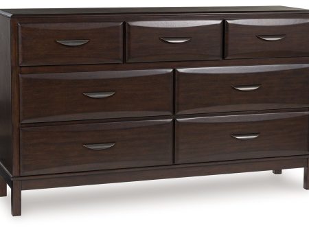 Vanmore - Dark Brown - Dresser Cheap