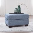 Carissa Manor - Denim - Ottoman Online