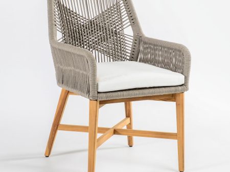 Marley - Outdoor Dining Chair - Gray For Discount