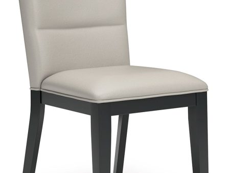 Glinari - Taupe   Black - Dining Upholstered Side Chair (Set of 2) Fashion