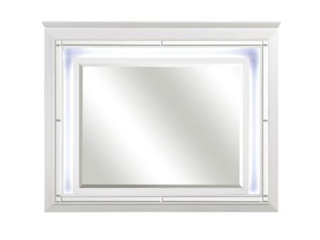 Allura Mirror in White 1916W-6 Sale