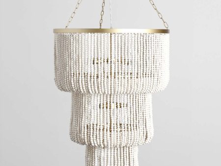 Amanda - Beaded Chandelier - White Online Hot Sale