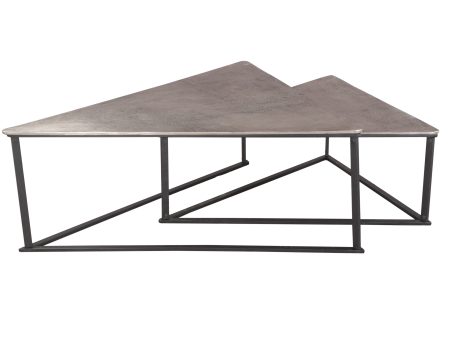 Burton - Nesting Coffee Tables (Set of 2) - Gray For Discount