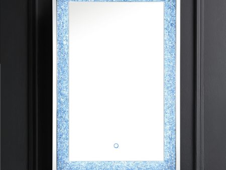 Noralie Mirrored & Faux Diamonds Wall Decor (LED) on Sale