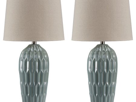 Hadbury - Ceramic Table Lamp (Set of 2) Fashion