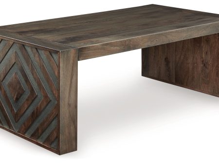 Dreggan - Brown - Rectangular Cocktail Table Fashion