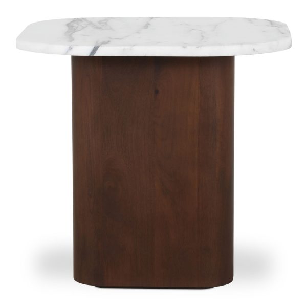 Dash - Accent Table - White Calacatta Marble Fashion