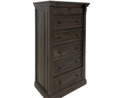 Adelaide - Wood 6 Drawer Chest - Cocoa Brown Online now