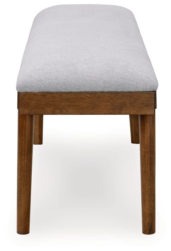 Lyncott - Gray   Brown - Large Upholstered Dining Room Bench Online