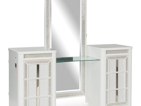 Chalanna - White - Vanity With Mirror Cheap