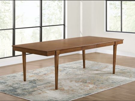 Lyncott - Brown - Rectangular Dining Room Extension Table Online now